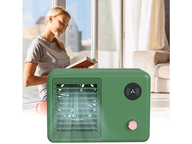 JAOCDOEN Mini Air Cooler Fan Home Bedside Cooler Low Noise Convenient USB Desktop Cooling Fan for Bedroom Office