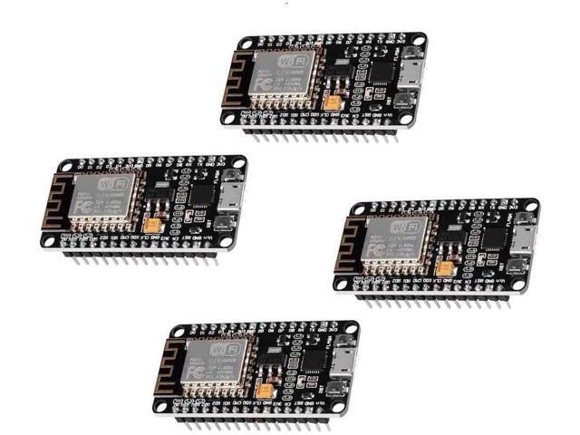 Development Board WiFi Internet Development Board Wireless Module NodeMcu Lua WIFI ESP8266 CP2102 Open Source Serial Module 4PCS