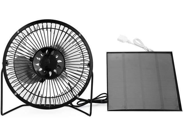 Mini Portable Fan-USB Solar Panel Powered Mini Portable Fan for Cooling Ventilation Home Travelling Fishing