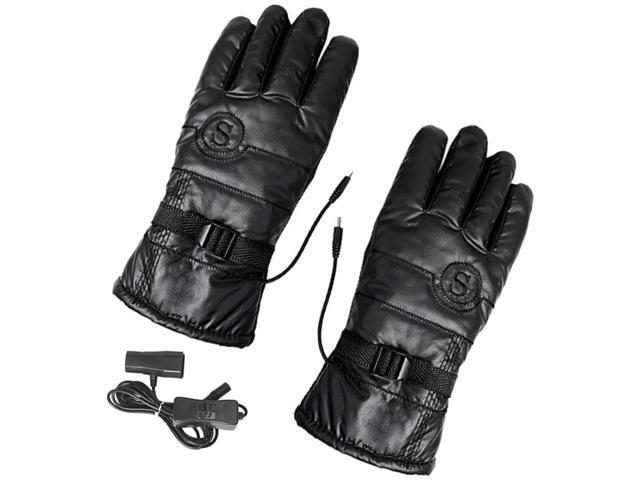 EXCEART Heated Gloves Men Women Electric Thermal Heating Gloves for Skiing Motorcycle Snowboarding Biking Hunting with Files