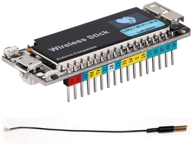DollaTek ESP32 Wireless Stick Lora+WiFi+BLE Development Board with 049 inch OLED Display Screen SX1276 Module for Arduino 433MHz - 470MHz