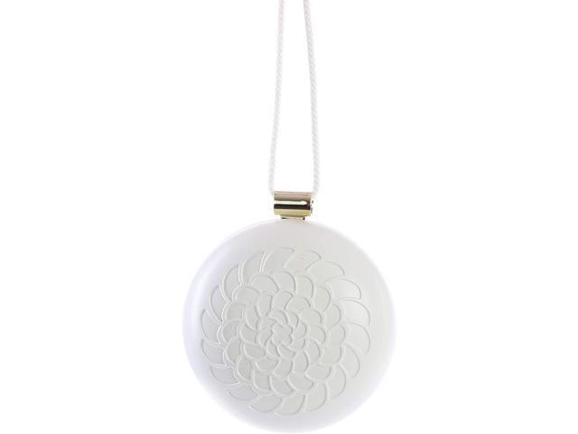 Earth Luxe Portable Essential Oil Diffuser - White Essential Oil Diffuser with Flower Pattern - Rechargeable Portable Oil Diffuser in Gift Box