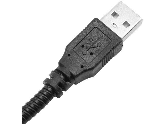 LED Flexible Desk USB Light 1W Long Flexible Neck Portable USB LED Table Light USB Rechargeable Reading Lamp Desk Lamp (Warm Light Black)