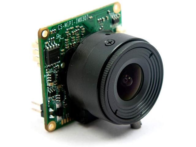 CS-MIPI-IMX307 for Raspberry Pi 4/3B+/3 and Jetson Nano XavierNX IMX307 MIPI CSI-2 2MP Star Light ISP Camera Module (YTC18-28I CS Lens)
