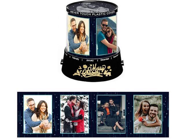 Personalized Projection Lamp Customized Photo Lamp Rotatable Starry Sky Projection Lamp USB Light Christmas for Women(Merry Christmas)