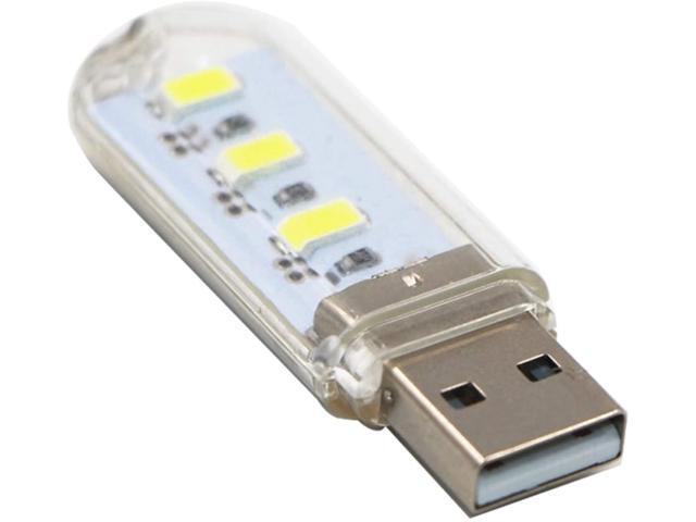 U Disk Shape Night Light with 3LEDs 5V USB Mini Light for Laptop PC Keyboard Reading