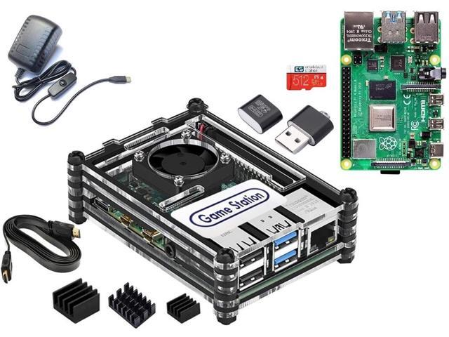 ARCADORA RetroPie Arcade Video Game Station with 15000+ Games 512G Raspberry Pi 4B (8G Ram) Plug and Play HDMI USB Port (2 Gamepad Included)
