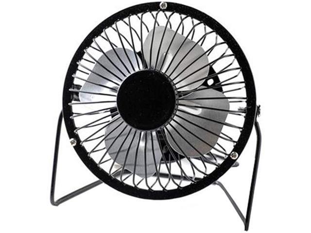 Mini USB Desk Personal Fan - 4 Inch Portable Super Quiet Metal Design Table Fan for Home Office Desktop