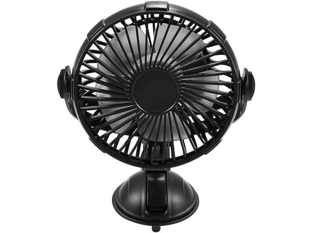 3 Speed 2000mAh USB Rechargeable Battery Operated Suction Cup Fan for Home Kitchen Wall and Car Truck Office