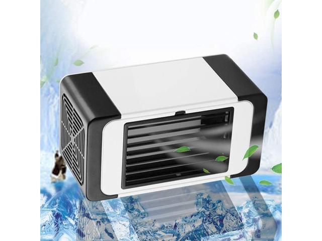 KJGLXD USB Mini Air Conditioning Fan Cooling Fan Cooling Fan Student Home Office Dormitory Silent Small Fan