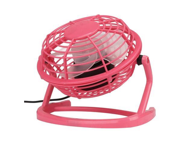 Fheaven Notebook Laptop Computer Portable Super Mute PC USB Cooler Mini Desk Fan NEW (Red)