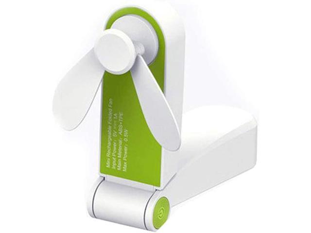 J & TOP Mini Handheld Fan Small Personal Portable Cooling Fan Foldable Desktop Table Electric Fan with USB Rechargeable Battery Operated Little