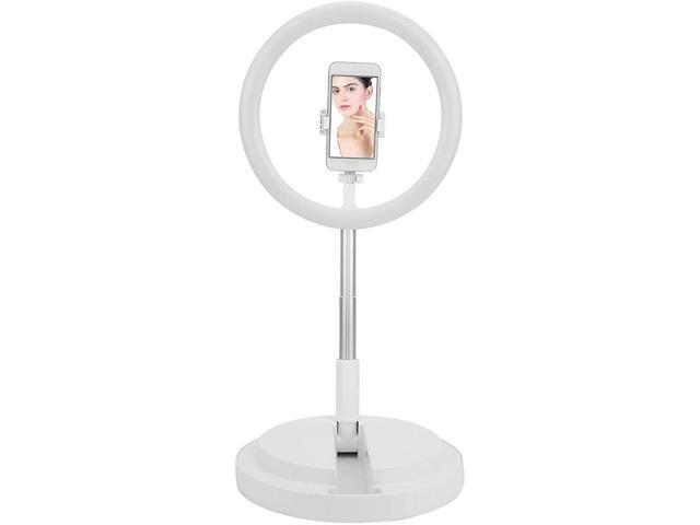 DAUERHAFT USB Interface 3500k to 6000K Fill Light USB Fill Light for Live Streaming Vlog(White)