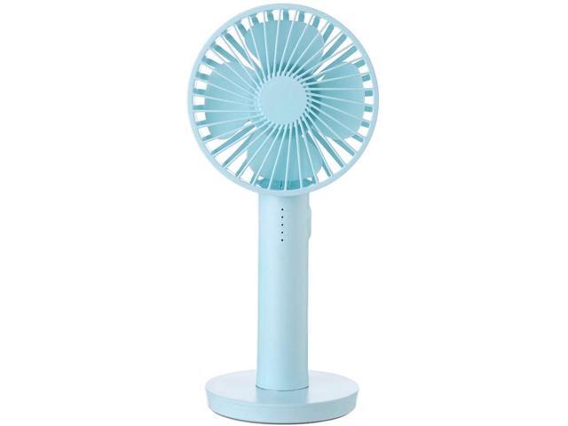 HOSENSE Handheld Mini Fan HM01 USB Rechargeable With Makeup Mirror Maximal Rotating 4500rpm 3 Speed (blue)
