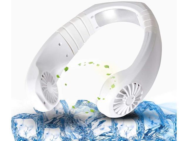 Mini Portable USB Air Conditioner Fan Hanging Neck Air Cooler Smart Sport USB Fan Hanging Neck Cooler Physical Cooling Travel Wearable Necklace