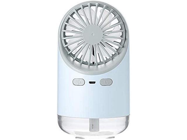YMHML Misting Fan Mini USB Handheld Humidifier USB Lamp Fan Mist Water Spray Air Condictioning Moisturizing Fan Portable Face Spray Mist Humidifier