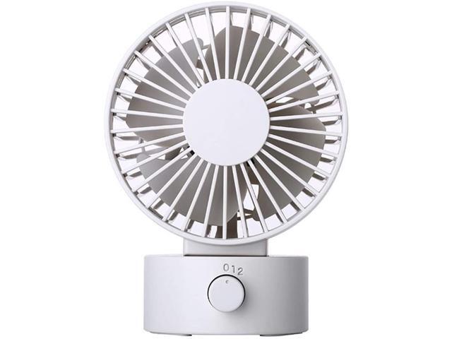 T-HOT Desktop Fan 2-speeds USB Rechargeable Fan Mini Portable Quiet Fan Car Fan for Home Travel and Office 4 Colors