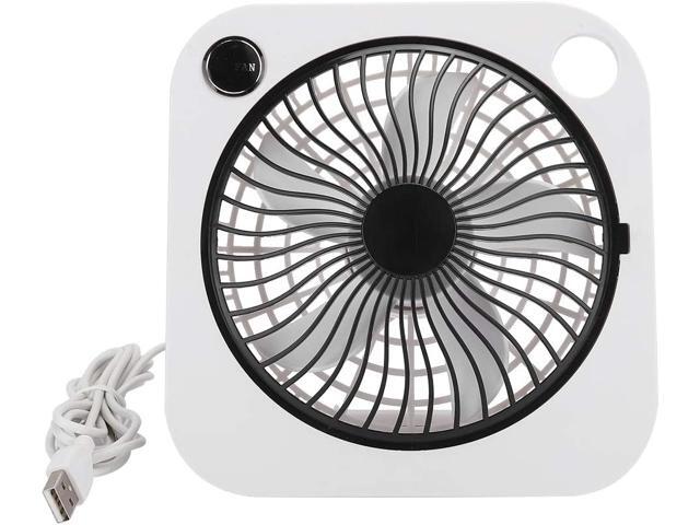 Goshyda Portable Fan Desktop Fan Portable Rechargeable Adjustable 2 Wind Speed Quiet USB Mini Fan for Air Circulation Simulating Natural Wind