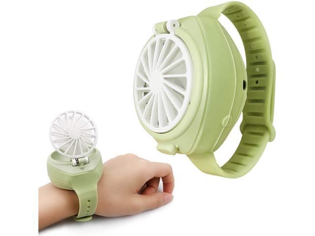 YIWEI Hanging Neck Fan Portable Mini Hand Free USB Personal Fan Battery Operated Fan Headphone Design 3 Speeds Perfect for Travel Outdoor Office