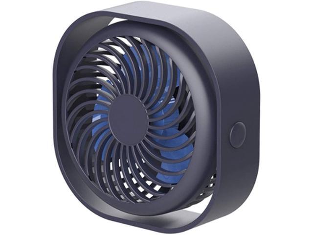 FASZFSAF USB Desk Fan Personal Portable Cooling Fan with 360 Rotation Adjustable Angle for Home and Office Laptop Notebook PC Desk Table Fan Blue