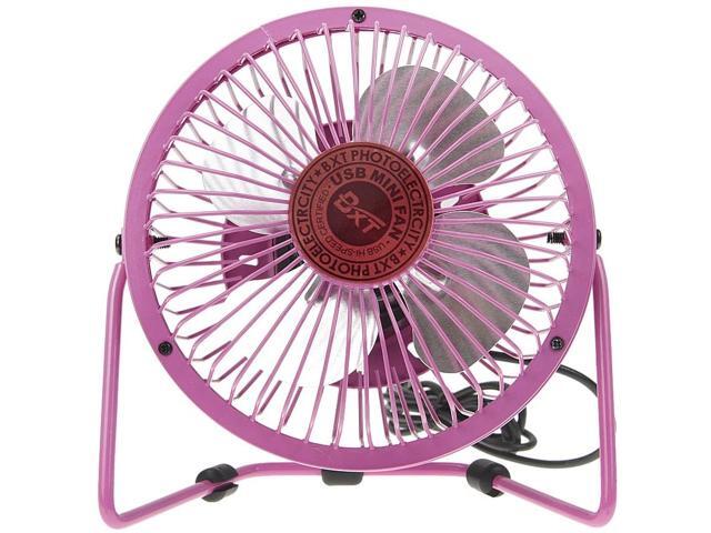 Greenery 360 Degree Rotating Antique USB Powered Plug Charging Ultra-Quiet Metal Desktop Table Fan Super Mute and Lightweight Laptop PC Mini Fan