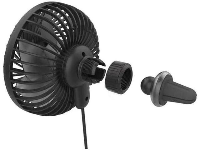 ceng-AIO USB Fan Car Air Outlet Fan 3 Speed Adjustable Clip USB Fan for Truck Air Vent SUV Home