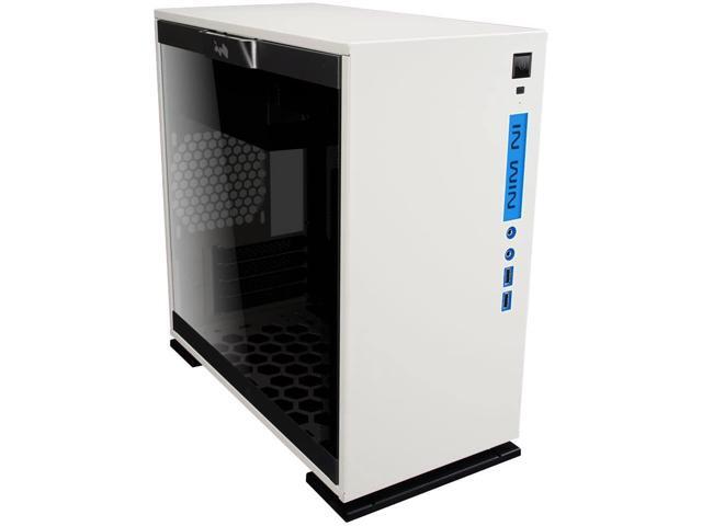 IN WIN 301 White Tempered Glass Premium Micro-ATX Mini-ITX Tower Gaming Computer Case