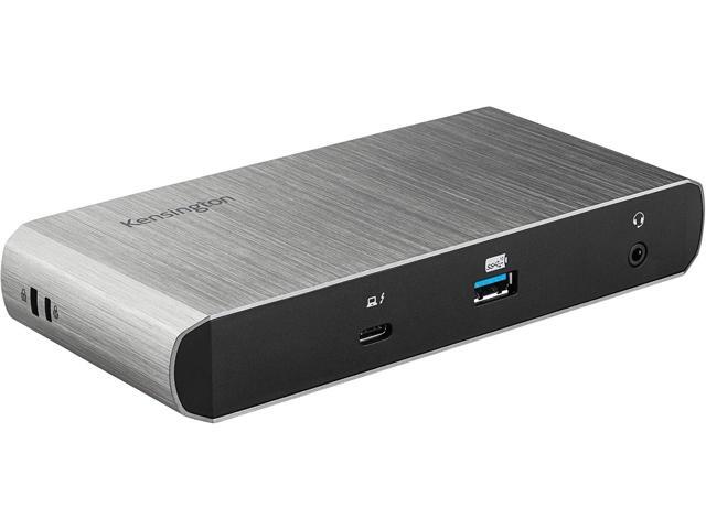 Kensington SD5500T Thunderbolt 3 and USB-C Docking Station Dual 4K DisplayPort for Macbooks Windows and Surface 60W PD (K38130US)