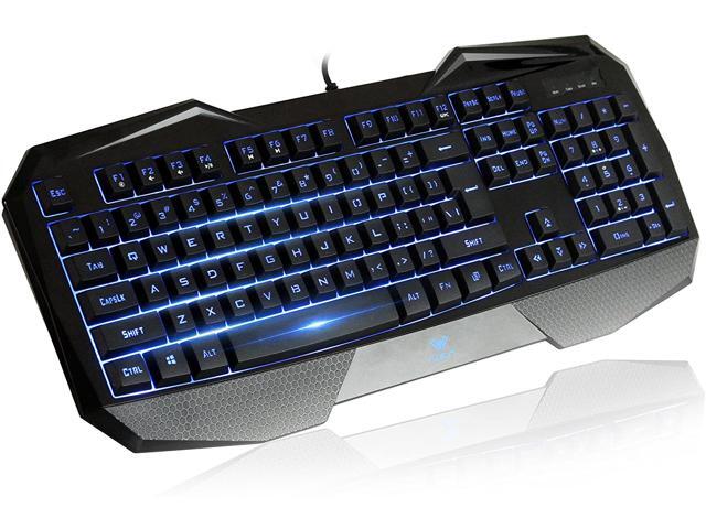 AULA Catalyst Gaming Keyboard Ergonomic Keyboard Multimedia keys Swappable Gaming Keys Computer Keyboard
