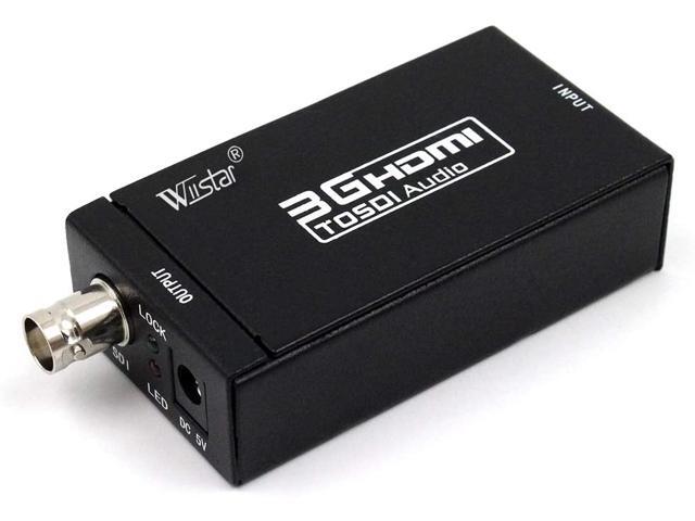 HDMI to SDI Video Converter BNC SDI/HD-SDI/3G-SDI Support 1080P for Camera Home Theater Monitor