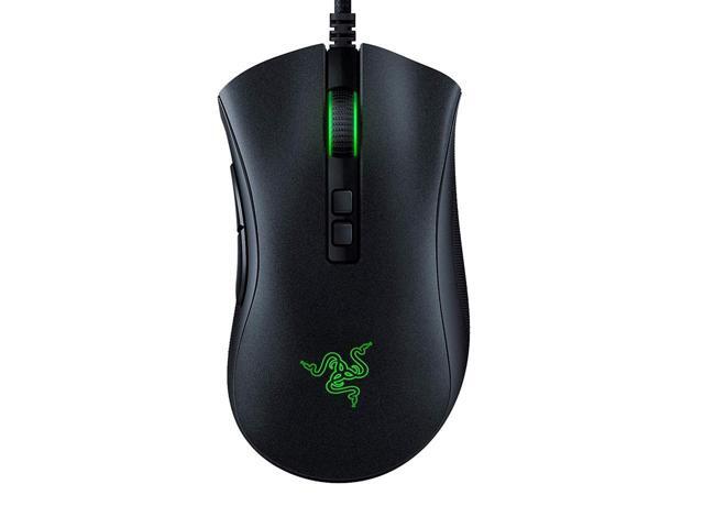 Razer DeathAdder v2 Gaming Mouse: 20K DPI Optical Sensor - Fastest Gaming Mouse Switch - Chroma RGB Lighting - 8 Programmable Buttons - Rubberized