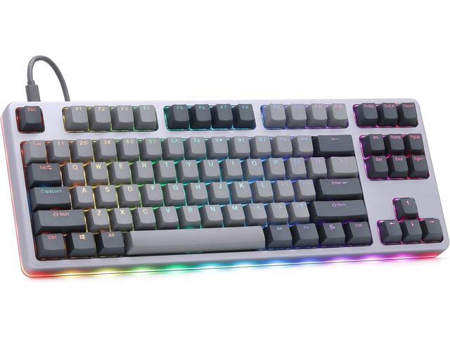 Drop CTRL High-Profile Mechanical Keyboard - Tenkeyless TKL (87 Key) Gaming Keyboard Hot-Swap Switches Programmable Backlit RGB LED USB-C