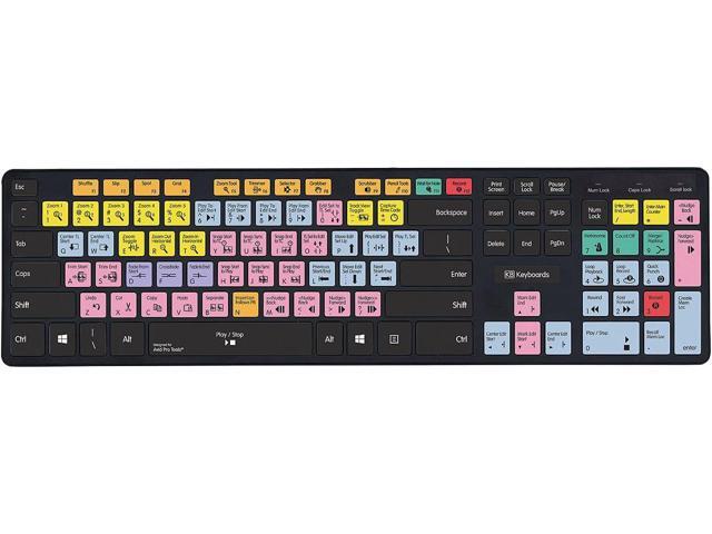 KB Covers Avid Pro Tools Keyboard Editing Keyboard with USB Port Compatible with macOS & Windows