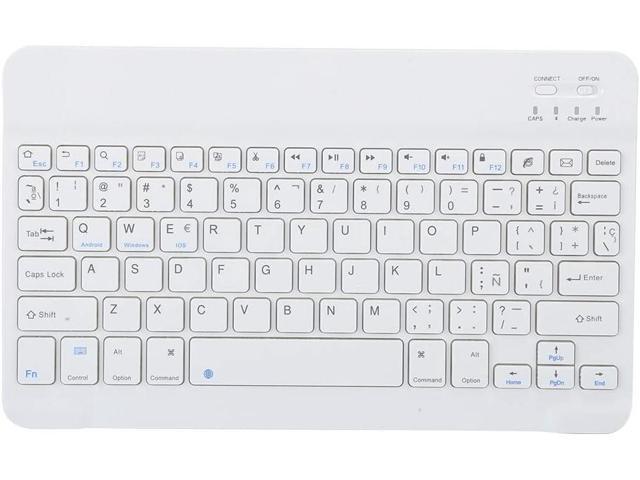 10-inch Keyboard Wireless Bluetooth Computer Keyboard Arabic Available Spanish and Russian Languages Compatible with Android Apple and