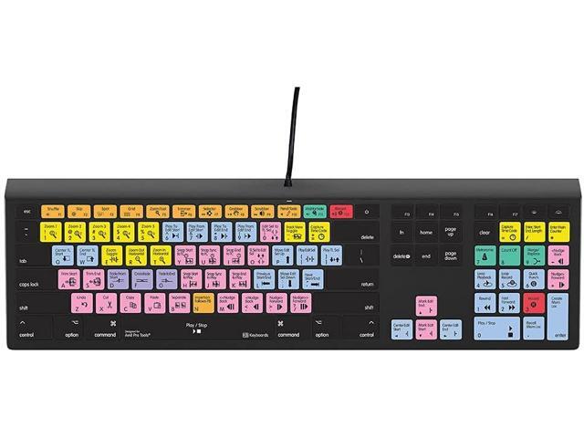 KB Covers Avid Pro Tools Keyboard Editing Keyboard with USB Port Compatible with macOS & Windows