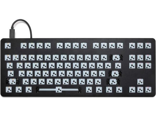 Drop CTRL Mechanical Keyboard - Tenkeyless TKL (87 Key) Gaming Keyboard Hot-Swap Switches Programmable Macros RGB LED Backlighting USB-C