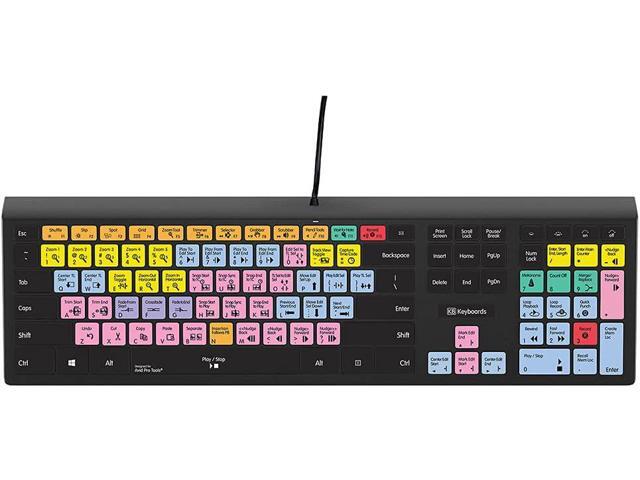 KB Covers Avid Pro Tools Keyboard Editing Keyboard with USB Port Compatible with macOS & Windows