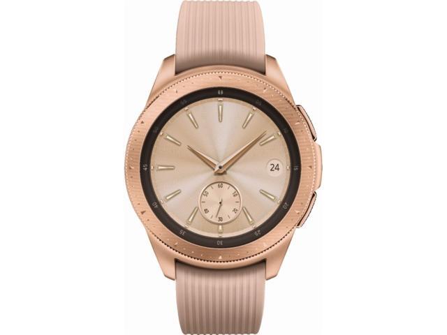 Recertified - Samsung Galaxy Smart Watch (GPS) 42mm Stainless Steel Case Rose Gold