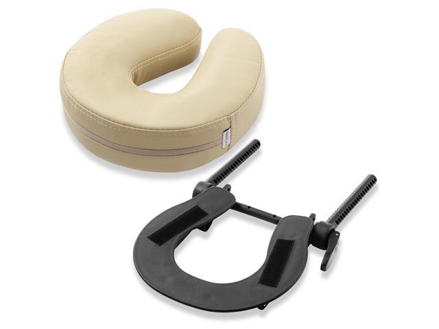 Saloniture Adjustable Massage Table Face Cradle and Pillow 3' Foam - Cream