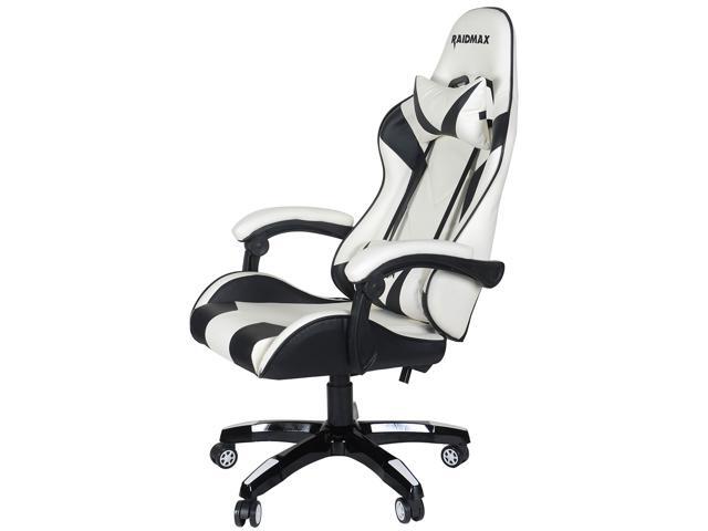 Drakon Gaming Chair Ergonomic Racing Style Pu Leather Bucket Seat Headrest and Lumber Support