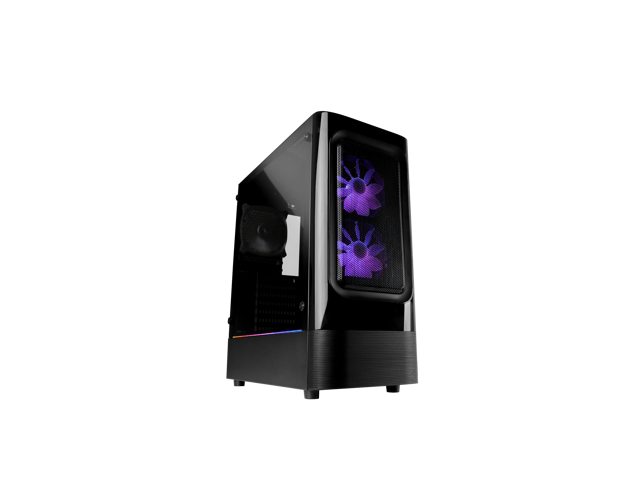 Raidmax EVOL H07 ATX Mid Tower Gaming Case Tempered Glass Side ARGB Fans Included