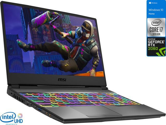 MSI GL65 Leopard Gaming Notebook 156' 144Hz FHD Display Intel Core i7-10750H Upto 50GHz 32GB RAM 1TB NVMe SSD NVIDIA GeForce RTX 2060 HDMI