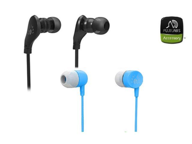 Fuji Labs AUFJ-SQNMS203 AUFJ-SQNMS101 Sonique 2-in-1 Headphones Bundle