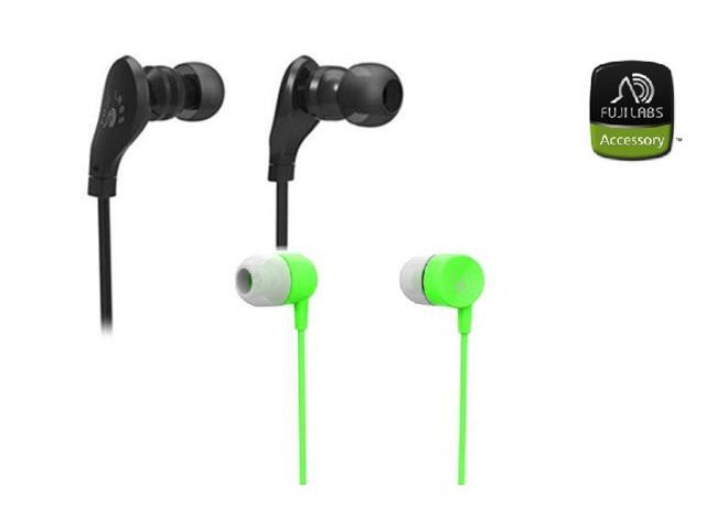 Fuji Labs AUFJ-SQNMS203 AUFJ-SQNMS101 Sonique 2-in-1 Headphones Bundle