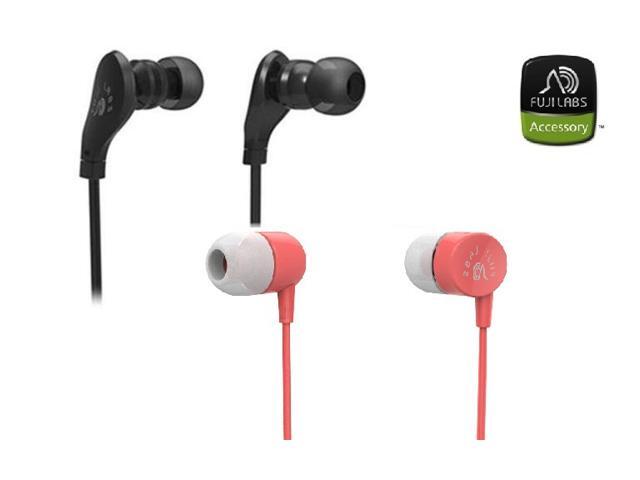 Fuji Labs AUFJ-SQNMS203 AUFJ-SQNMS101 Sonique 2-in-1 Headphones Bundle