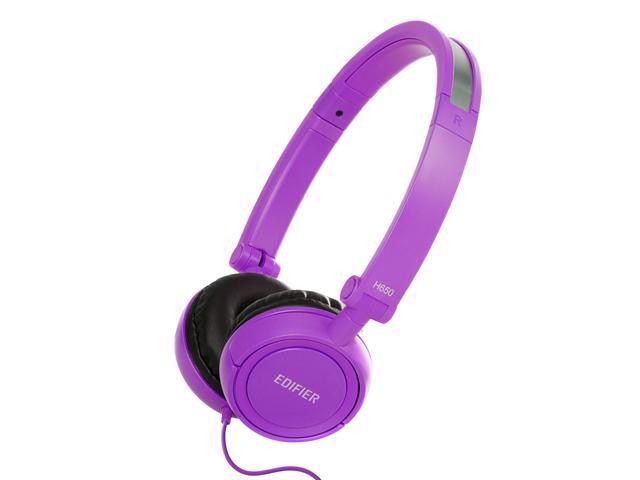 Edifier H650 Headphones - Hi-Fi On-Ear Foldable Noise-Isolating Stereo Headphone Ultralight and Tri-fold Portable - Black White Orange Blue