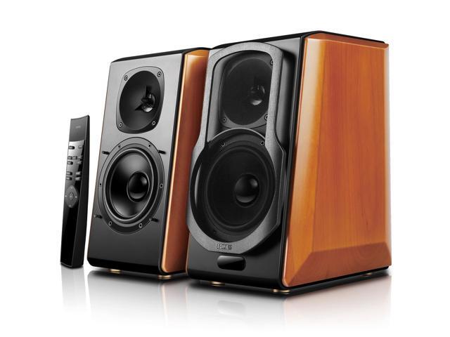 Edifier S2000pro Powered Bluetooth Bookshelf Speakers - Near-Field Active Studio Monitor Speaker with Wireless and Optical Input
