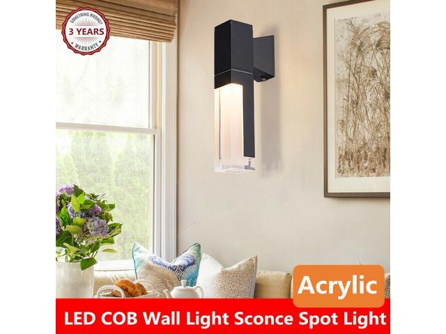 Modern LED COB Wall Light Acrylic Sconce Spot Light Outdoor/Indoor Fixtures 10W