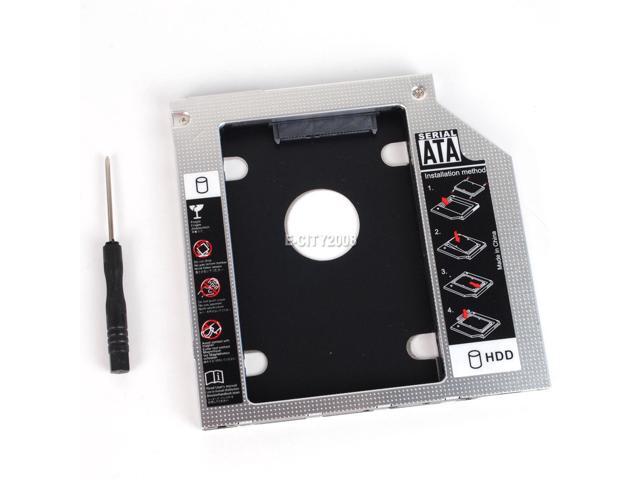 SATA 2nd HDD SSD HD Hard Drive Caddy For DELL Latitude E6400 E6500 E6410 E6510