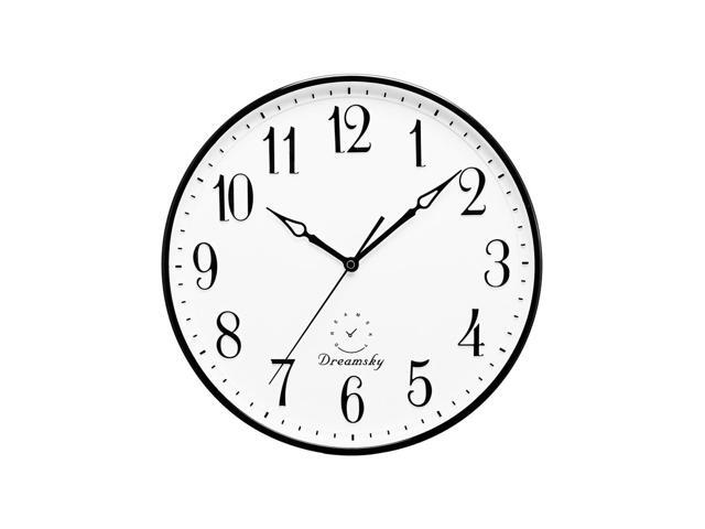 DreamSky 13 1/2 Inch Extra Large Wall clock Non - Ticking & Silent Decorativ